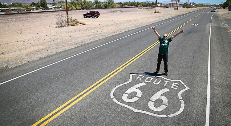 Cruzar os Estados Unidos de moto pela Rota 66